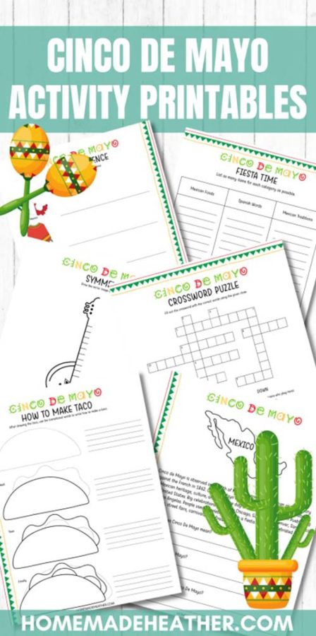 Printable Cinco de Mayo Worksheets