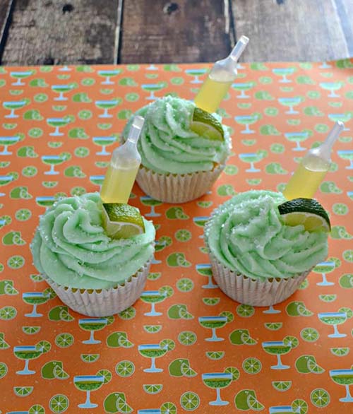 Margarita Cupcakes - Cinco de Mayo Party Ideas