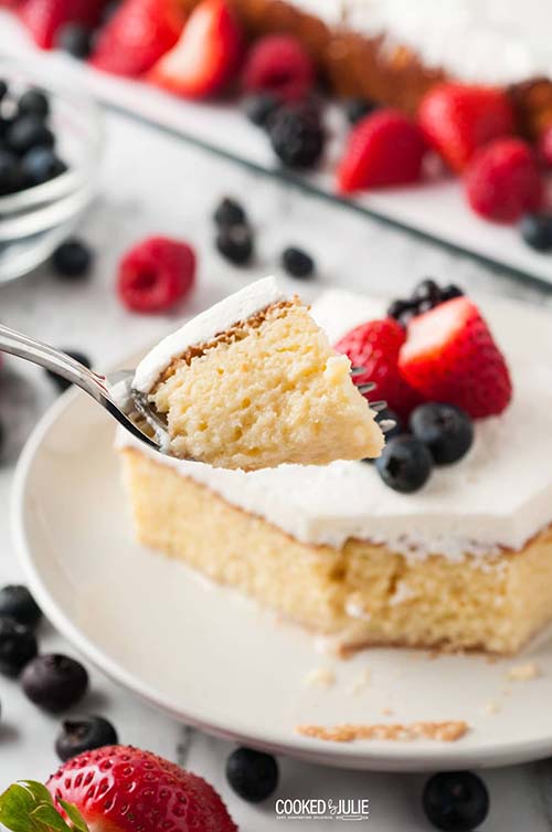 Pastel de Tres Leches Cake - Cinco de Mayo Party Ideas