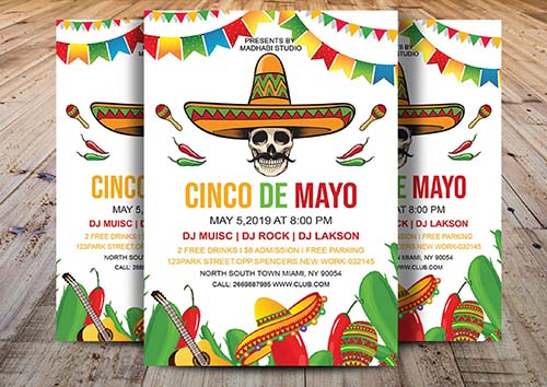 Printable Flyers - Cinco de Mayo Party Ideas