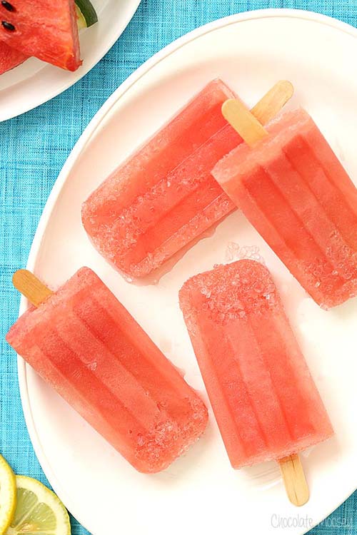 Watermelon Margarita Popsicles - Cinco de Mayo Party Ideas