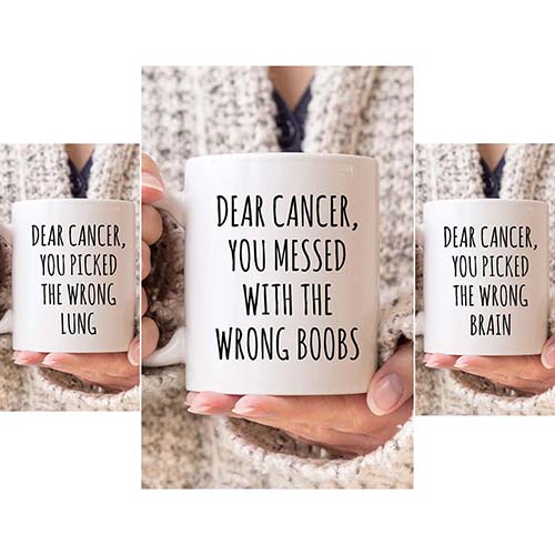 Breast Cancer Encouragement Mug