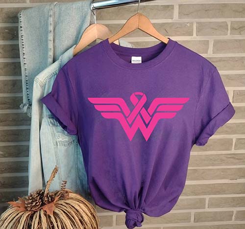 Encouraging Breast Cancer Gifts: Wonder Woman Shirt