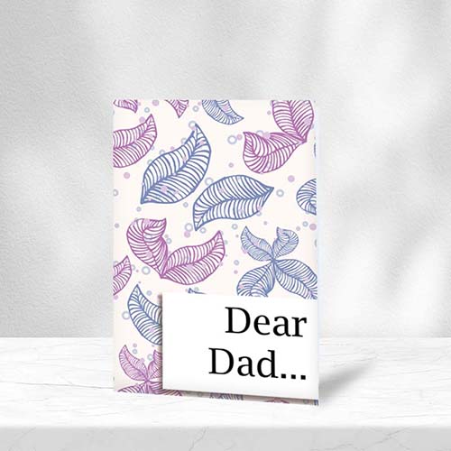 Dear Dad - Father's Day Card