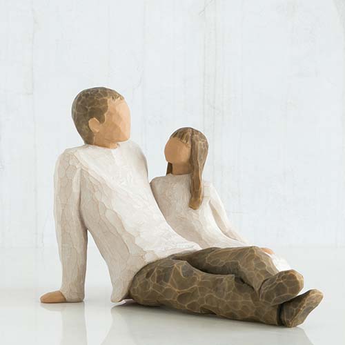 Fathers & Daughter Willow Tree Figurine