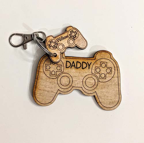 Gamer Father & Son Keychains