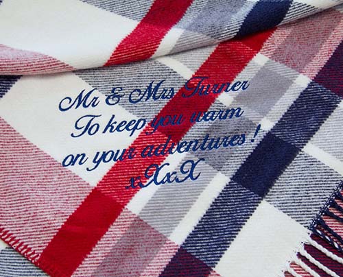Personalized Cotton Blanket - Father's Day Gifts