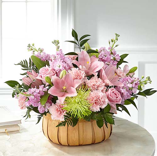Beautiful Flower Basket- Minimalistic Gifts