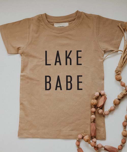 Lake Babe Shirt - Minimalistic Gift