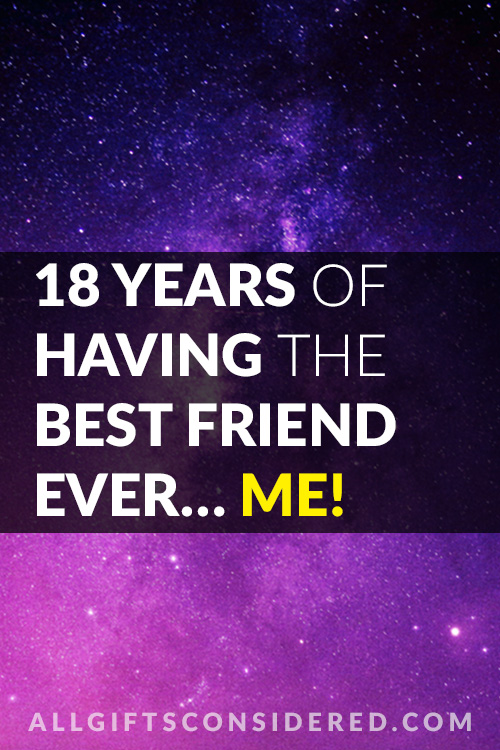 18th Birthday Wishes - Having a Best Friend...