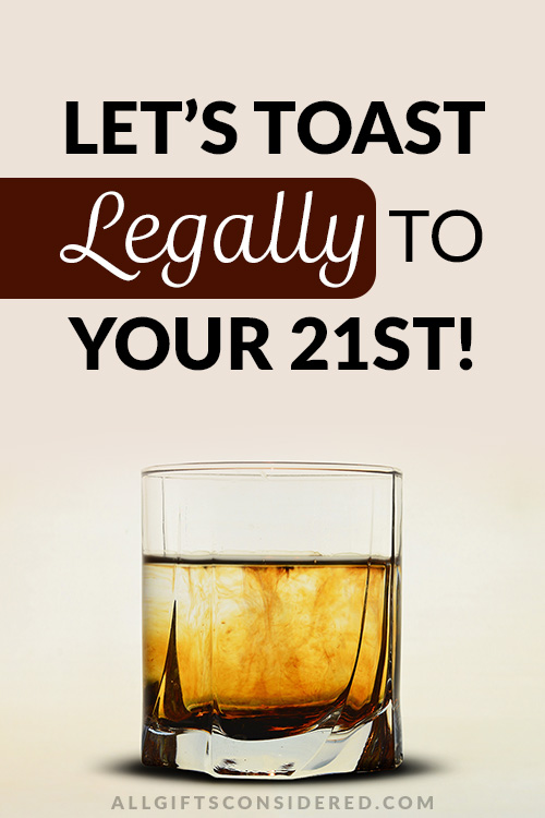 21st Birthday Wishes - Let's Toast