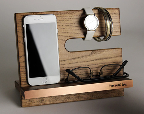 Copper Wood Docking Station