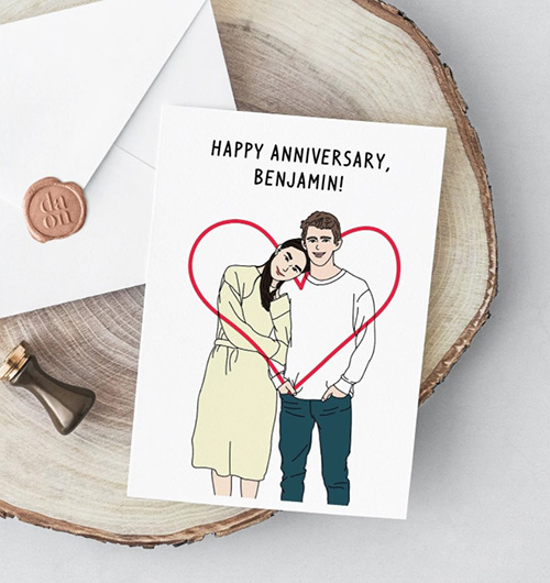 Custom Anniversary Card