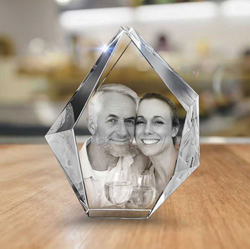 3D Crystal Photo