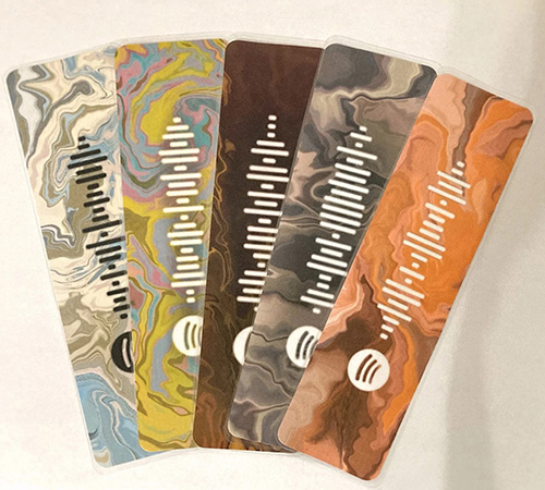 24th Anniversary Gifts: Custom Spotify Code Bookmarks
