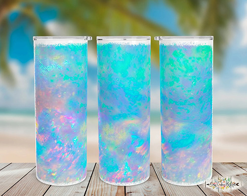 24th Anniversary Gifts: Opal Tumblers