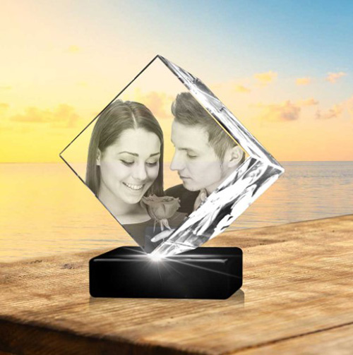 30th Anniversary Gifts - Diamond 3D Photo