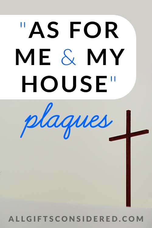 as for me and my house  Signs - Pin It Image