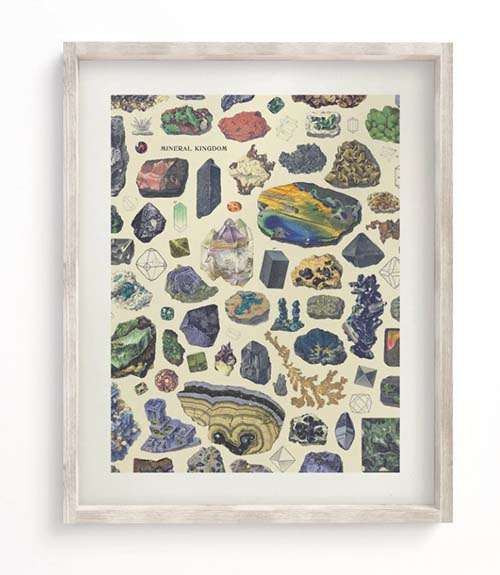 Gifts for Geologists - Gems & Minerals Print
