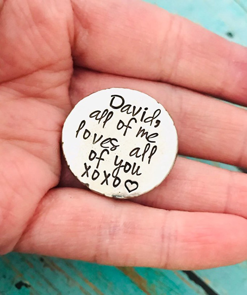 Military Going Away Gifts: Personalized Pocket Token