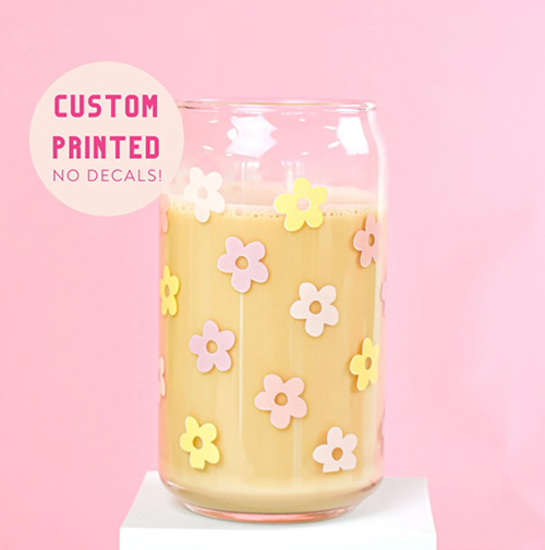 Floral Print Cups