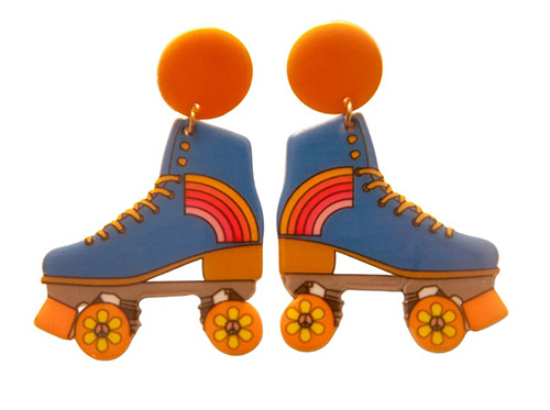 Vintage Gifts - Roller Derby Skate Earrings