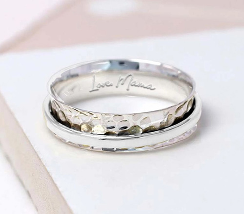 25th Anniversary Gifts - Sterling Silver Rings