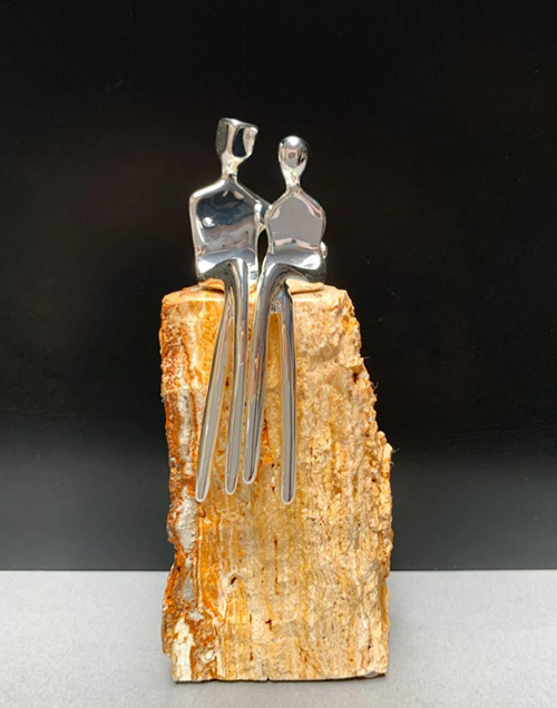 25th Anniversary Gifts - Lasting Love Sculpture