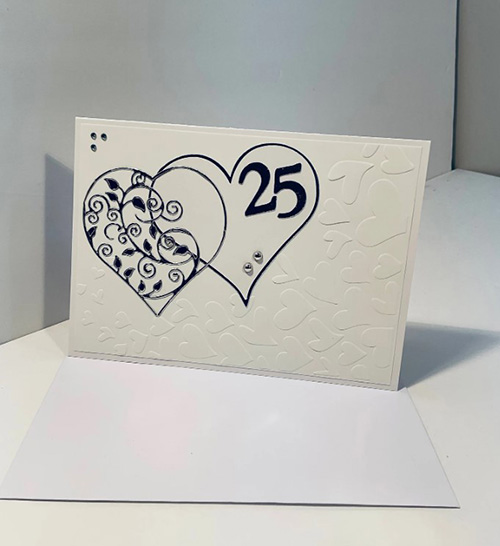 25th Anniversary Card