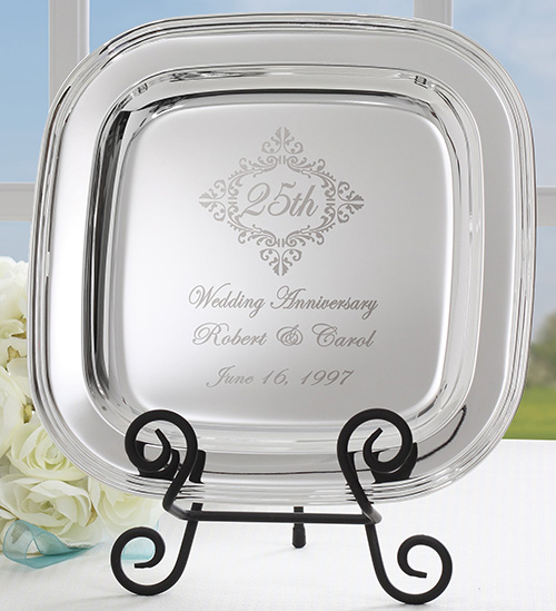 Sterling Silver Keepsake Plate