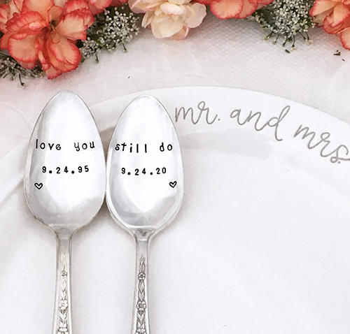 We Still Do Stamped Vintage Spoons