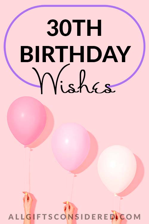 30th Birthday Wishes - Feat Image