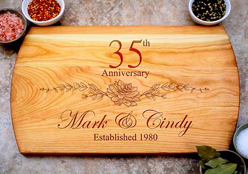 Anniversary Cutting Board