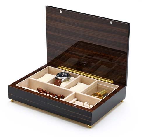 35th Anniversary Gifts - Custom Music Handcrafted Watch Box
