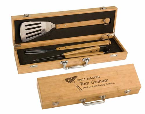 Engraved BBQ Set