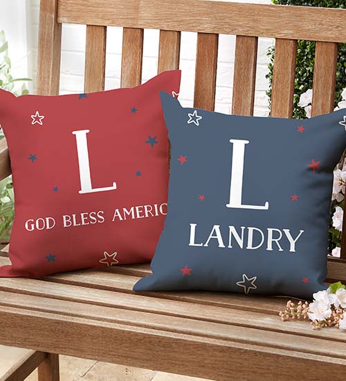 4th of July Gifts - Outdoor Throw Pillows