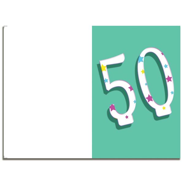 printable 50th birthday card