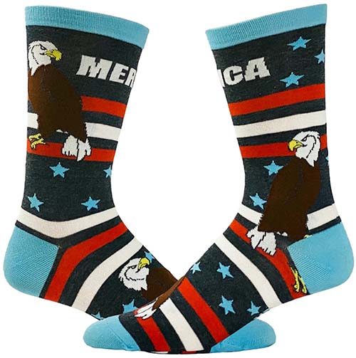 Patriotic Gifts - 'Merica Eagle Socks