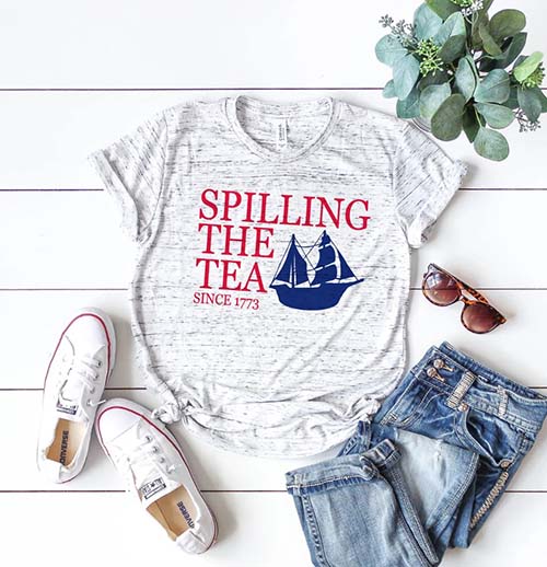 Patriotic Gifts - Spilling the Tea
