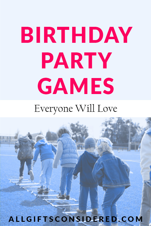 Birthday Party Games - Pin It Image
