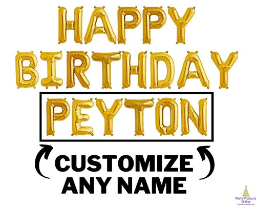 Birthday Party Ideas - Custom Birthday Balloons