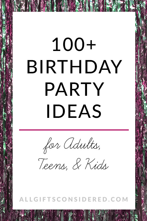 Birthday Party Ideas- Feat Image