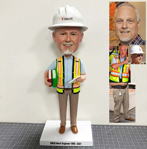 Construction Worker Gifts - Custom Bobbleheads