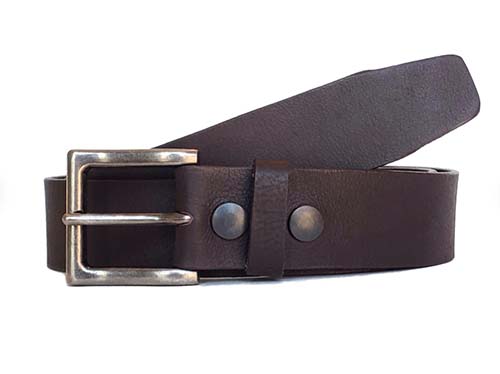 Construction Worker Gifts - Handcrafted Full Grain Leather Belt