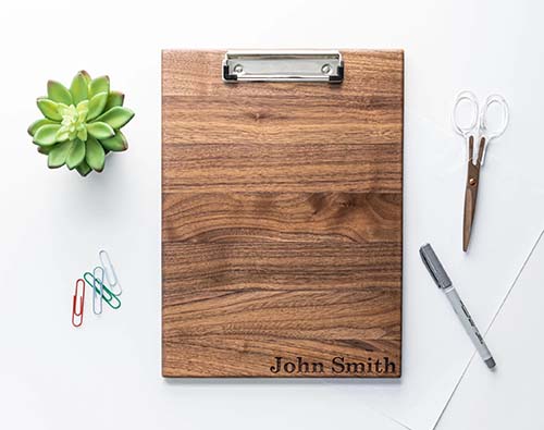 Construction Worker Gifts - Personalized Clipboard