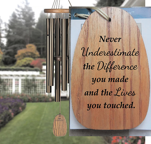 Personalized Retirement Windchimes