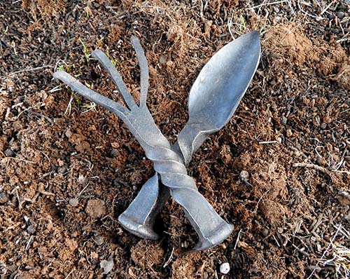 Gifts for Gardeners - Hand Forged Metal Gardening Tools