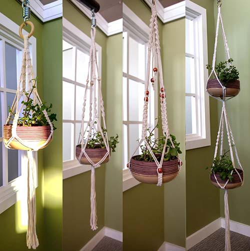 Gifts for Gardeners - Macrame Plant Holder