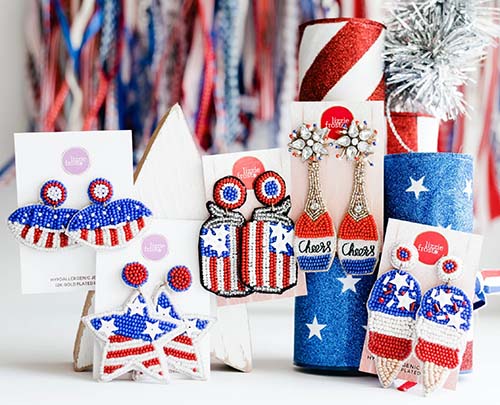 Patriotic Earrings