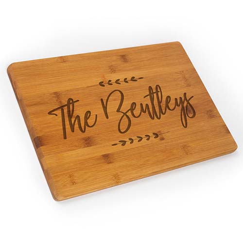 Personalized Family Cutting Board